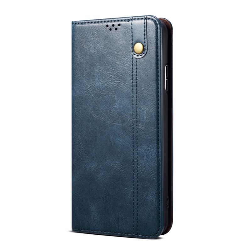 Kožené Pouzdro Folio Samsung Galaxy A16 5g Voskovaná Imitace Kůže