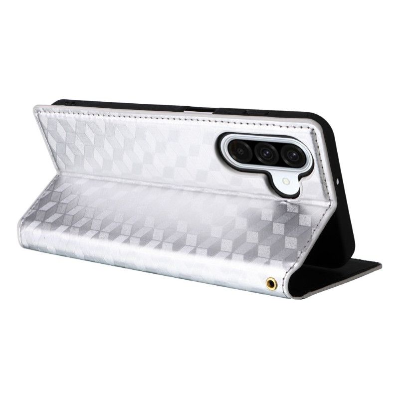 Kožené Pouzdro Folio Samsung Galaxy A17 4g / 5g Lesklá Kůže