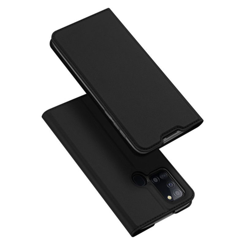 Kožené Pouzdro Folio Samsung Galaxy A21s Kůže Pro Dux Ducis