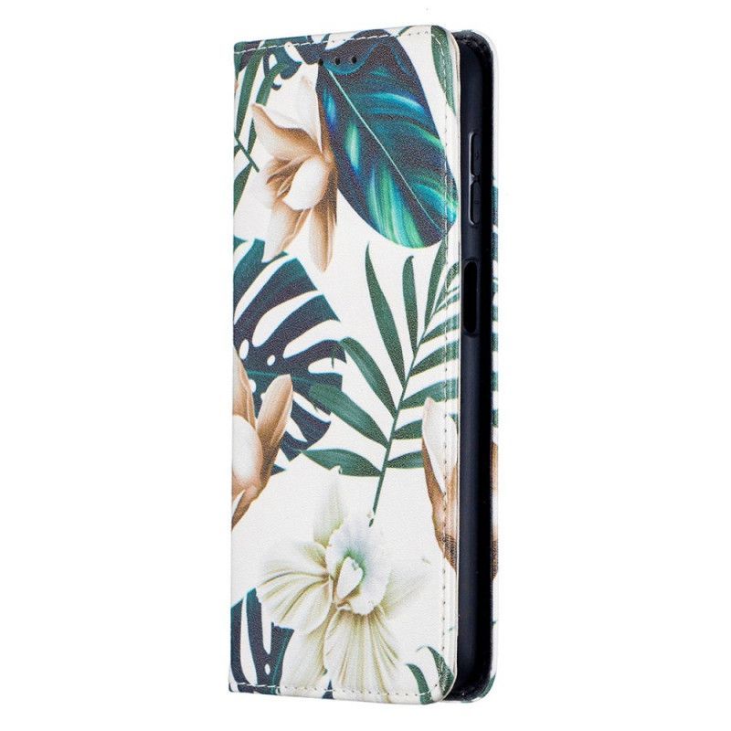 Kožené Pouzdro Folio Samsung Galaxy A32 5g Listy