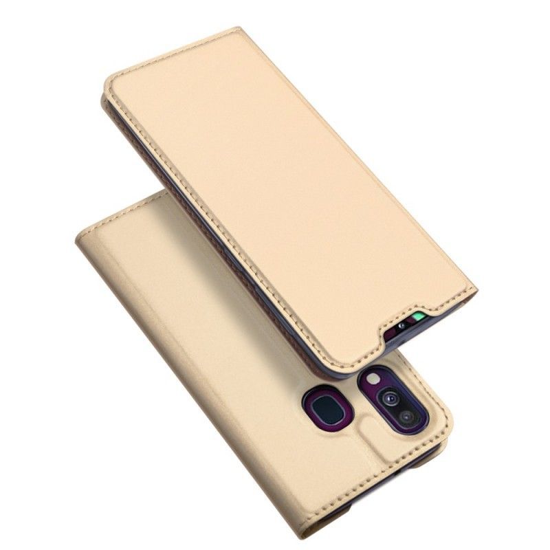 Kožené Pouzdro Folio Samsung Galaxy A40 Kůže Pro Dux Ducis