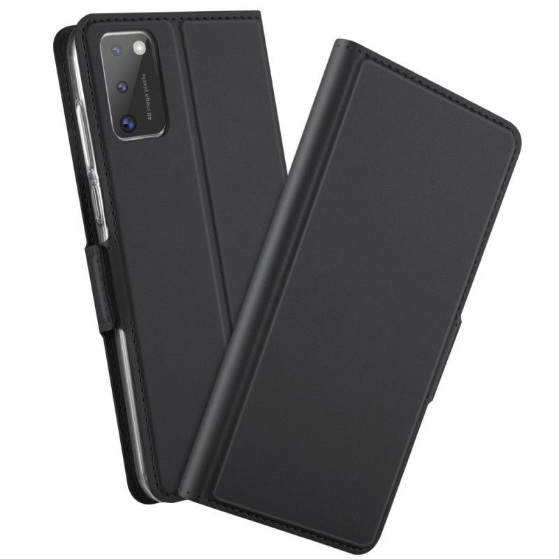 Kožené Pouzdro Folio Samsung Galaxy A41 Efekt Prémiové Kůže
