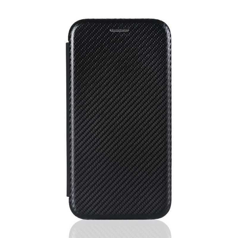 Kožené Pouzdro Folio Samsung Galaxy A42 5g Uhlíkové Vlákno