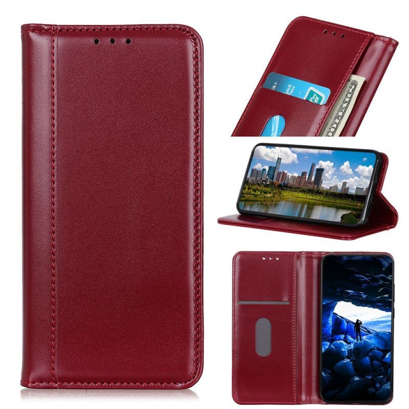 Kožené Pouzdro Folio Samsung Galaxy A72 4g / A72 5g Lesklá Štípenka