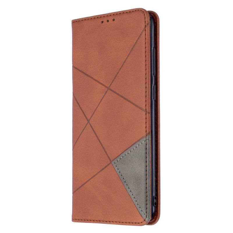 Kožené Pouzdro Folio Samsung Galaxy M11 Styl Umělce