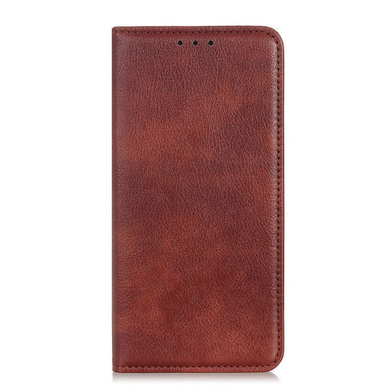 Kožené Pouzdro Folio Samsung Galaxy M21 Elegantní Štípaná Liči Kůže