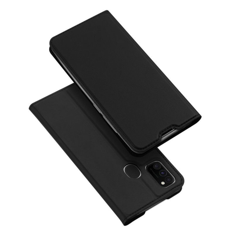 Kožené Pouzdro Folio Samsung Galaxy M21 Kůže Pro Dux Ducis