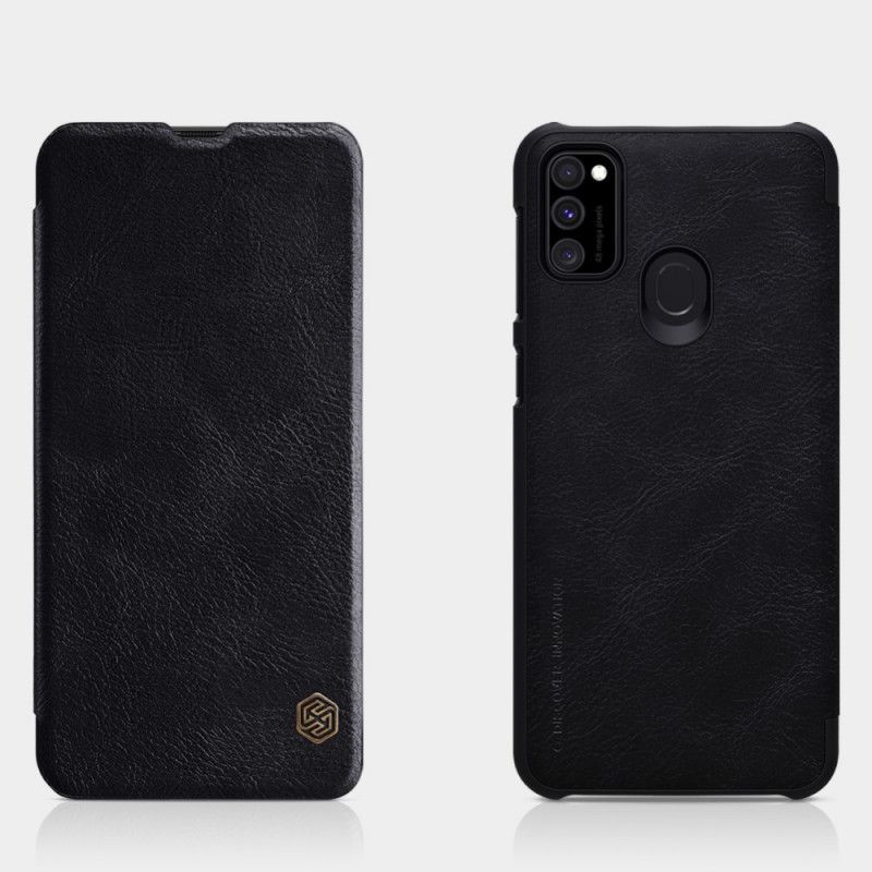 Kožené Pouzdro Folio Samsung Galaxy M21 Řada Nillkin Qin