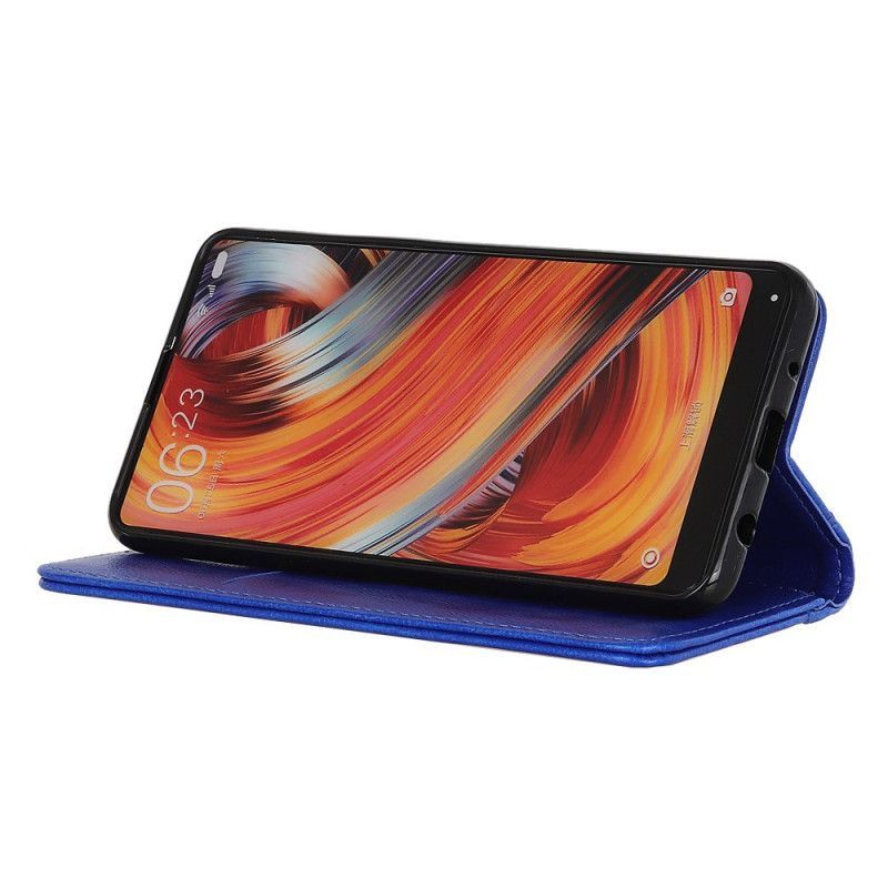 Kožené Pouzdro Folio Samsung Galaxy M32 Elegantní Štípaná Liči Kůže