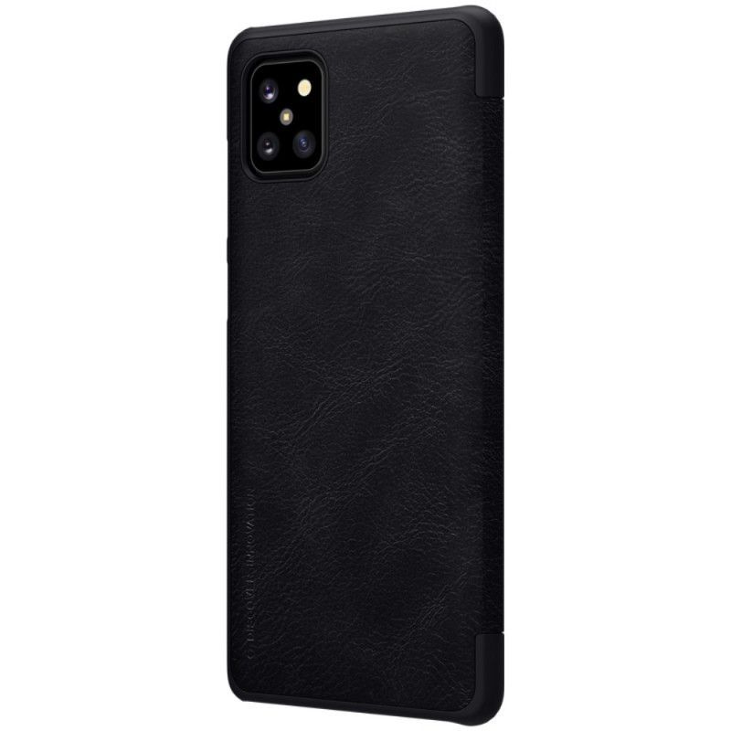 Kožené Pouzdro Folio Samsung Galaxy Note 10 Lite Řada Nillkin Qin