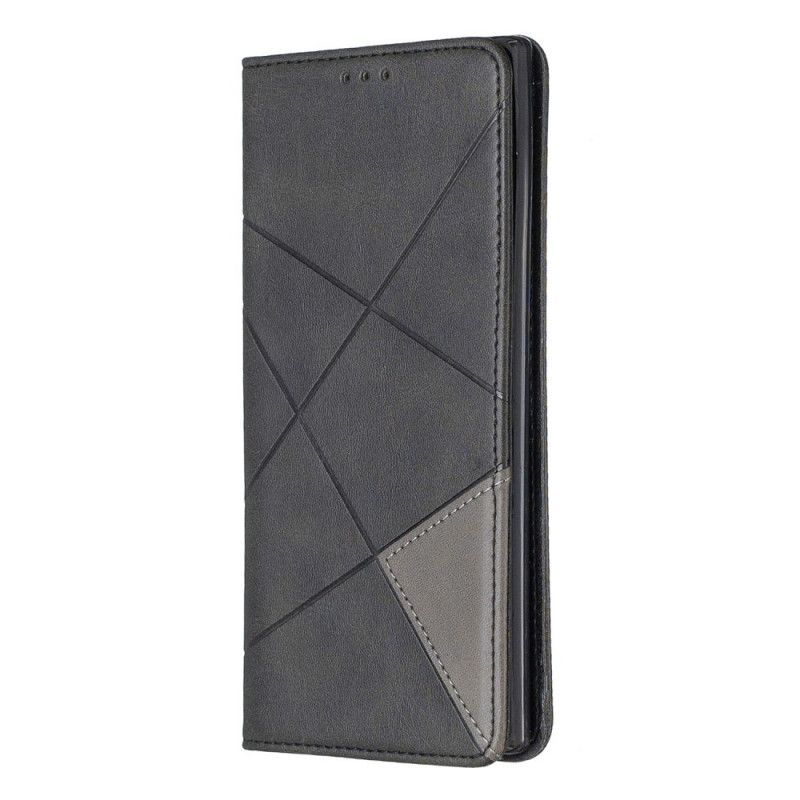 Kožené Pouzdro Folio Samsung Galaxy Note 10 Plus Umělecký Styl