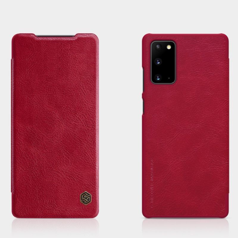Kožené Pouzdro Folio Samsung Galaxy Note 20 Řada Nillkin Qin