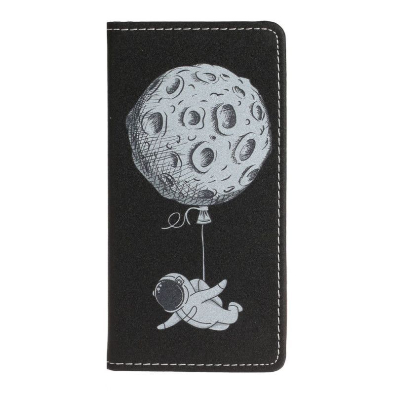 Kožené Pouzdro Folio Samsung Galaxy Note 20 Ultra Měsíční Balón