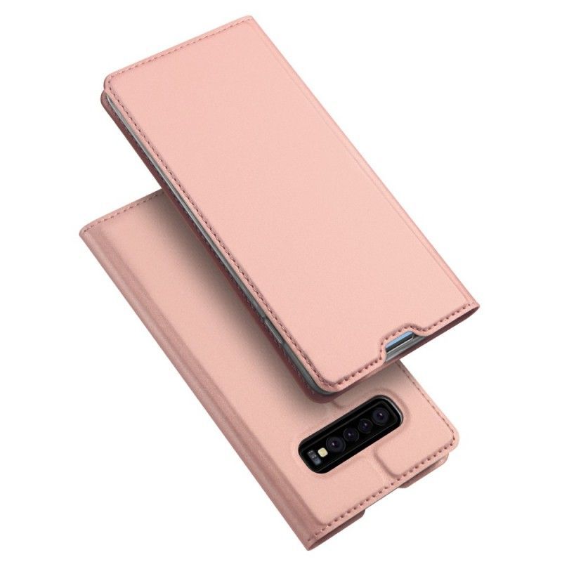 Kožené Pouzdro Folio Samsung Galaxy S10 Plus Série První Třídy