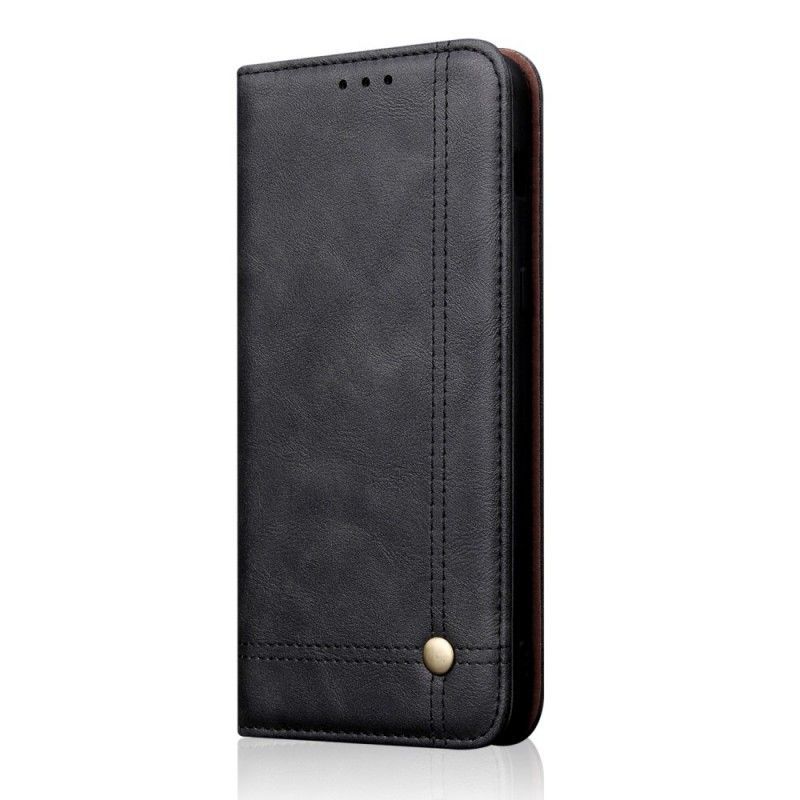 Kožené Pouzdro Folio Samsung Galaxy S10 Plus Švy S Koženým Efektem