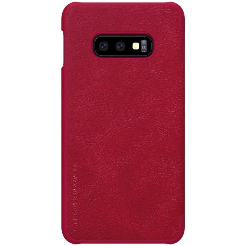 Kožené Pouzdro Folio Samsung Galaxy S10e Série Nillkin Qin