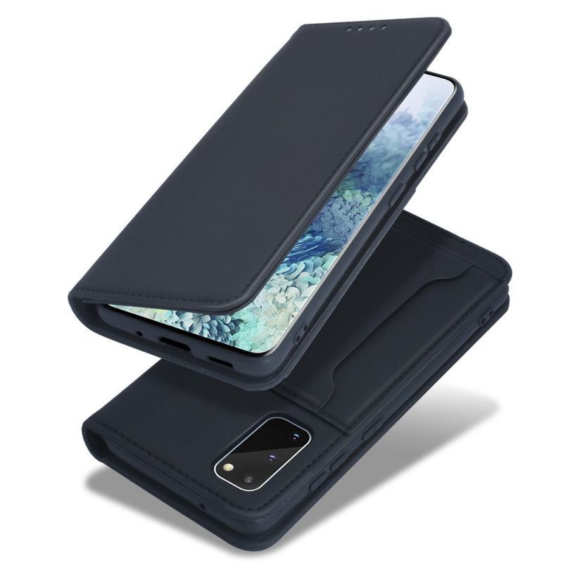 Kožené Pouzdro Folio Samsung Galaxy S20 Držák Podpůrné Karty