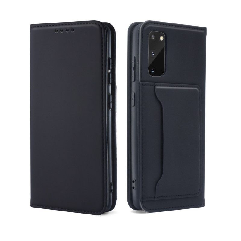 Kožené Pouzdro Folio Samsung Galaxy S20 Držák Podpůrné Karty