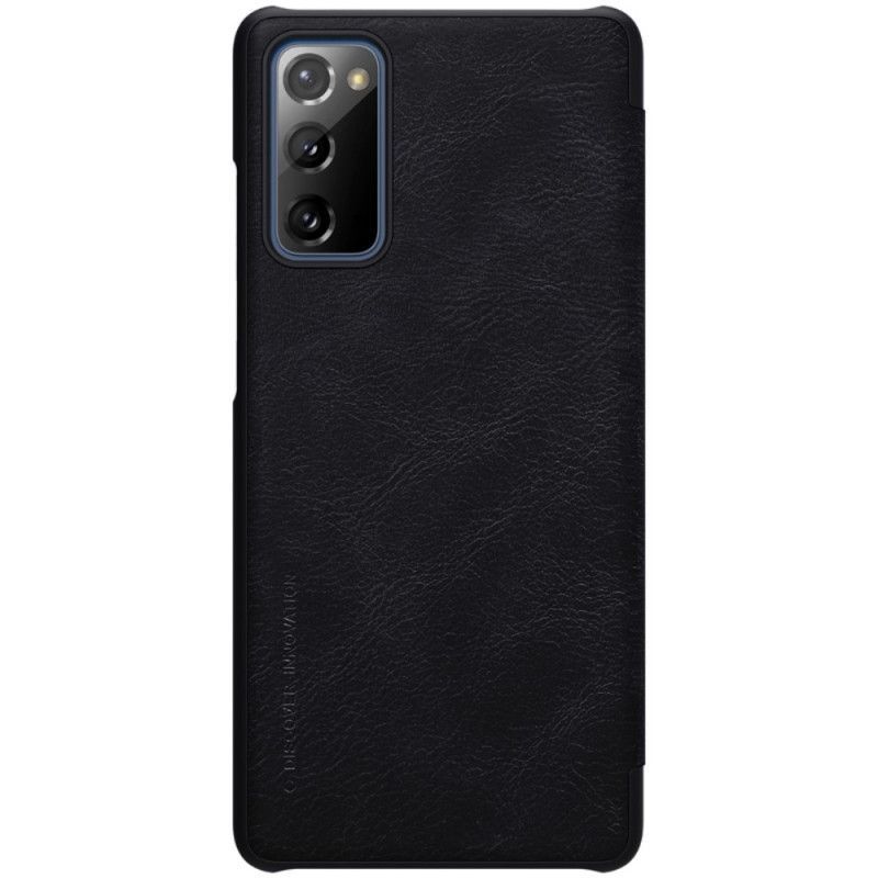 Kožené Pouzdro Folio Samsung Galaxy S20 Fe Řada Nillkin Qin