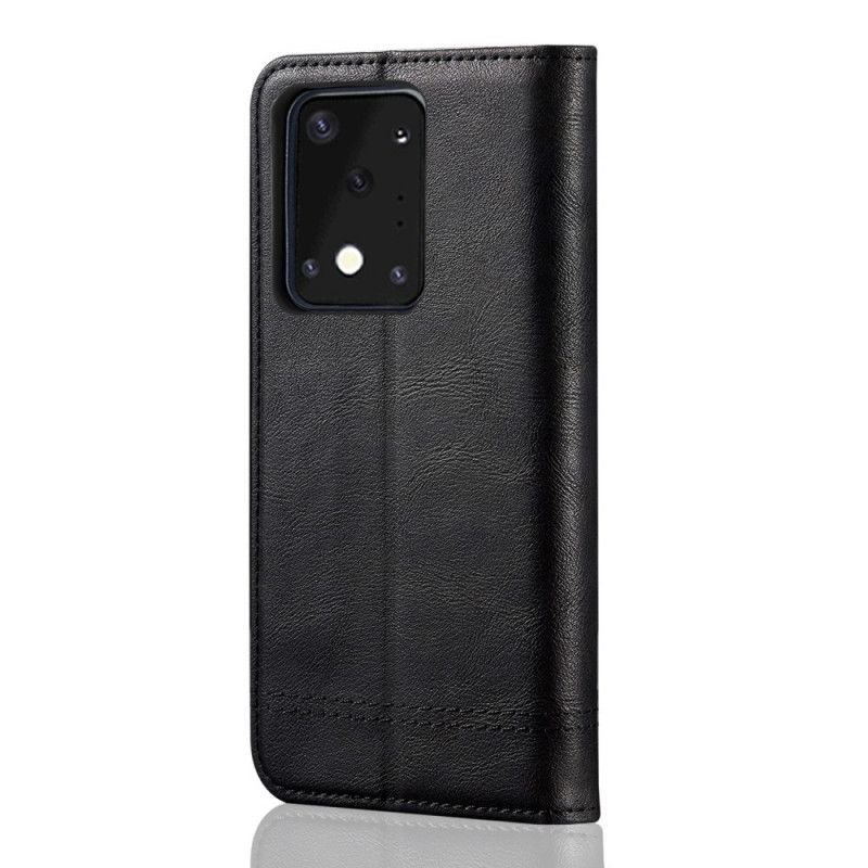 Kožené Pouzdro Folio Samsung Galaxy S20 Ultra Švy S Koženým Efektem