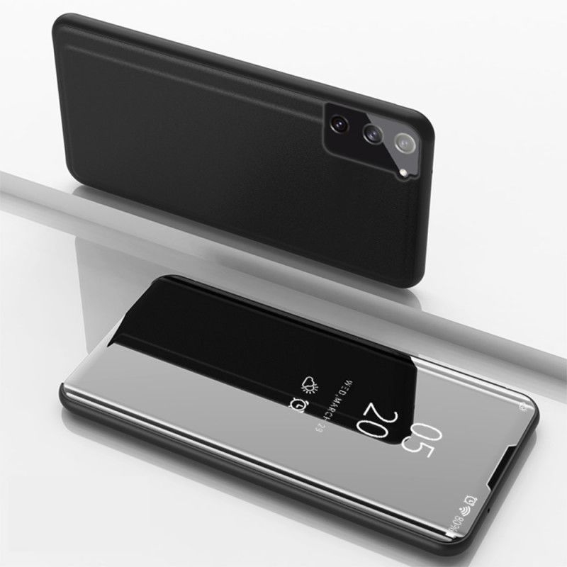 Kožené Pouzdro Folio Samsung Galaxy S21 5g Zrcadlo