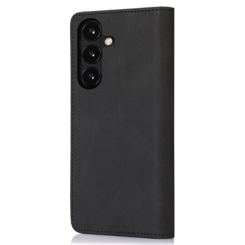 Kožené Pouzdro Folio Samsung Galaxy S24 Plus 5g Textura Kůže