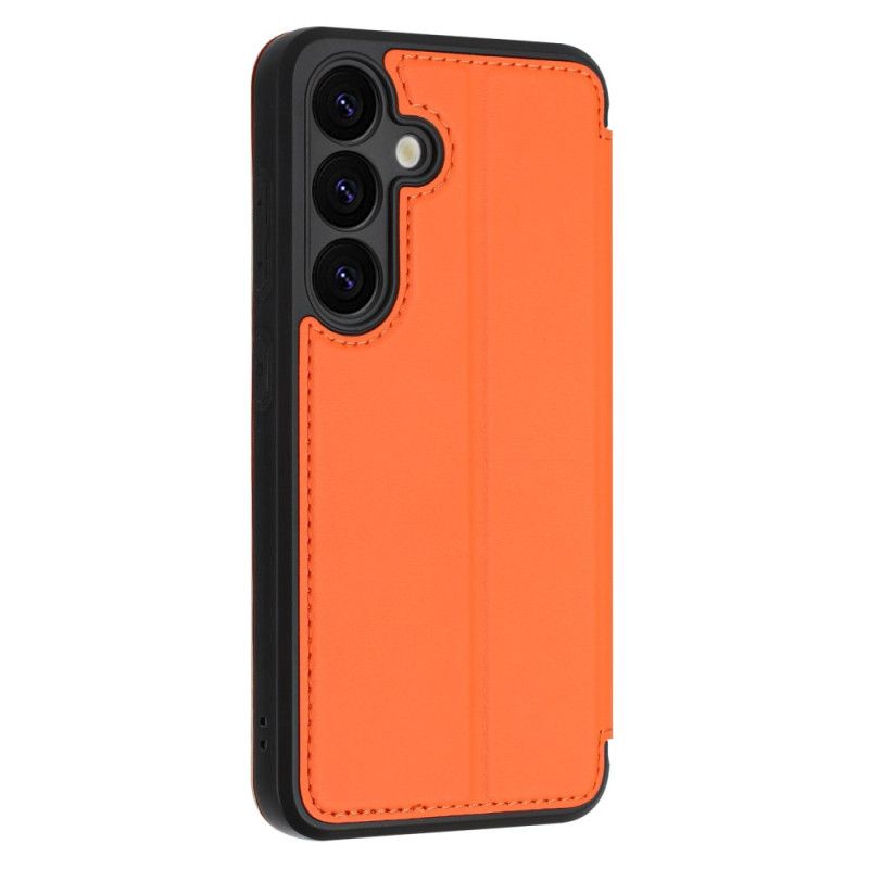 Kožené Pouzdro Folio Samsung Galaxy S25 5g Magnetické Zapínání A Sloty Pro Karty