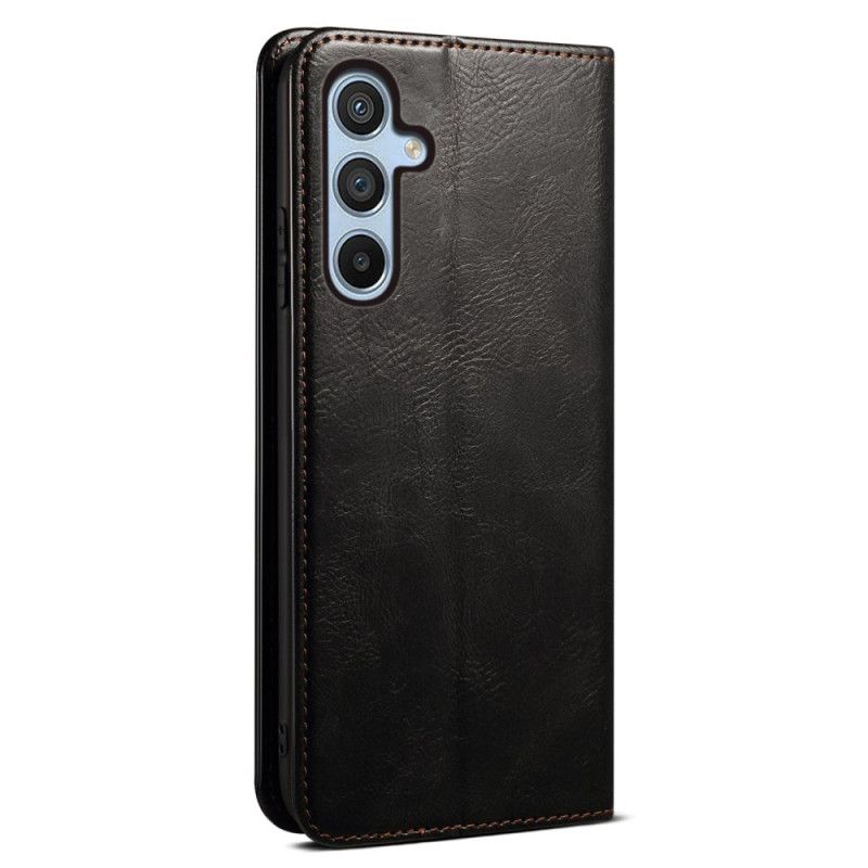 Kožené Pouzdro Folio Samsung Galaxy S25 Fe Voskovaná Umělá Kůže