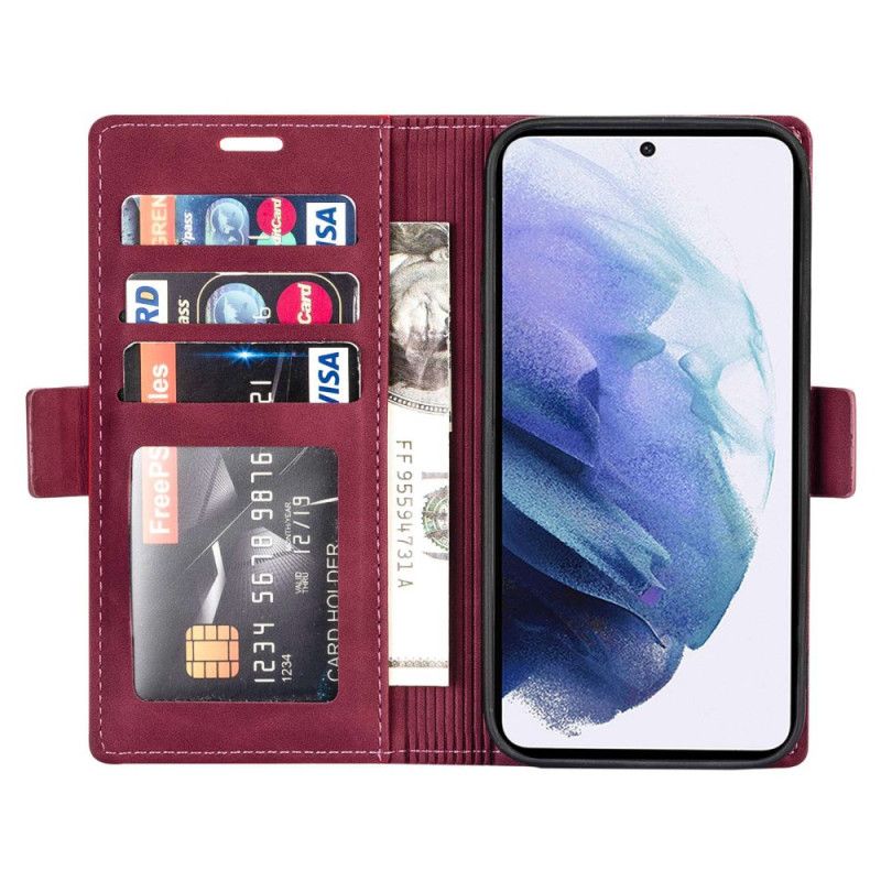 Kožené Pouzdro Folio Samsung Galaxy S25 Ultra 5g Polyuretanová Kůže