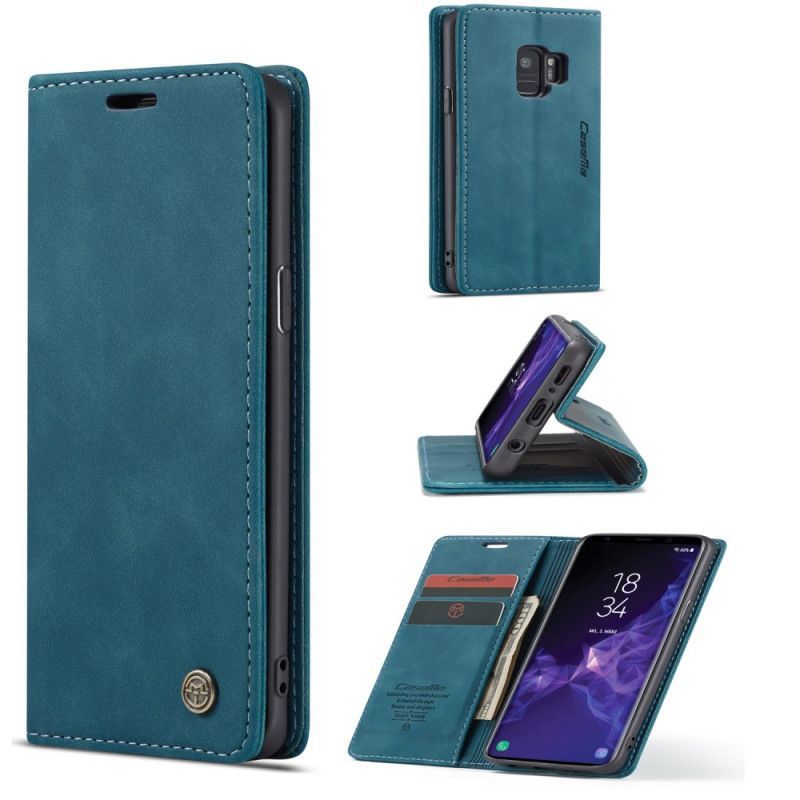 Kožené Pouzdro Folio Samsung Galaxy S9 Pouzdro Z Umělé Kůže