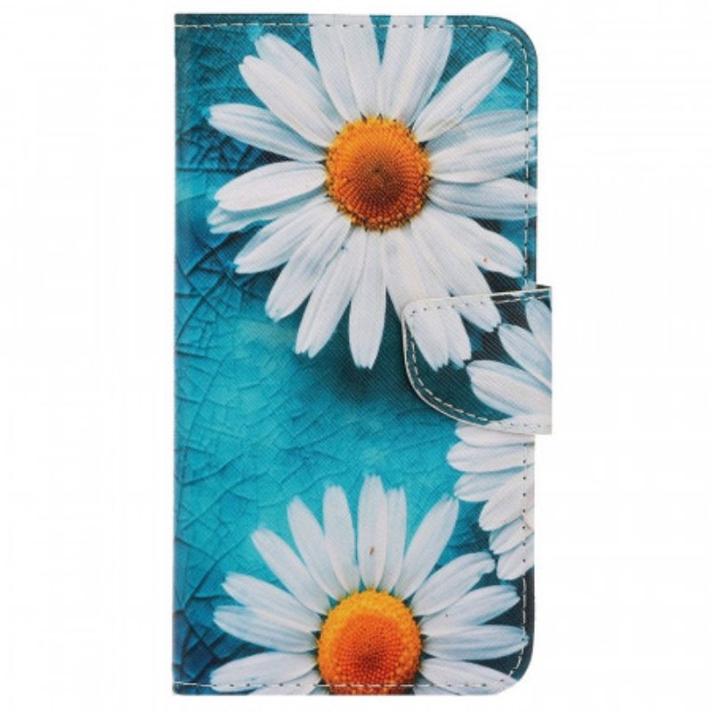 Kožené Pouzdro Na Samsung Galaxy A13 Na Lana Tanga Sedmikrásky