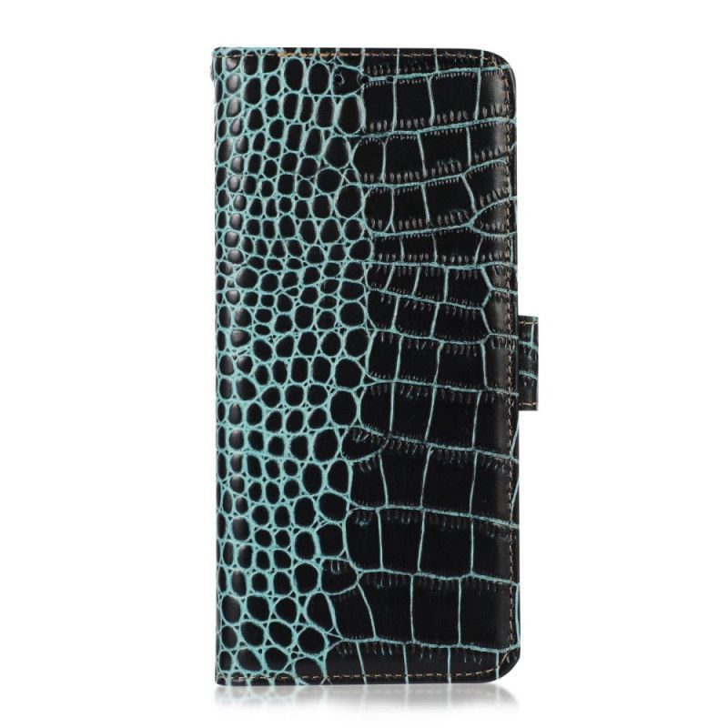 Kožené Pouzdro Na Samsung Galaxy M33 5G Rfid Ve Stylu Krokodýla