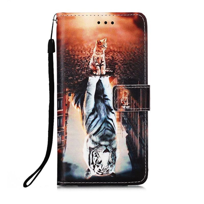 Kožené Pouzdro Na Samsung Galaxy S21 5g Kotě