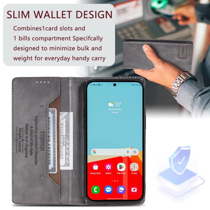 Kožené Pouzdro Samsung Galaxy A16 5g Kryty Na Mobil Stylový Rfid