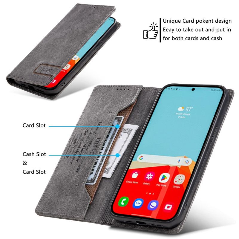Kožené Pouzdro Samsung Galaxy A16 5g Kryty Na Mobil Stylový Rfid