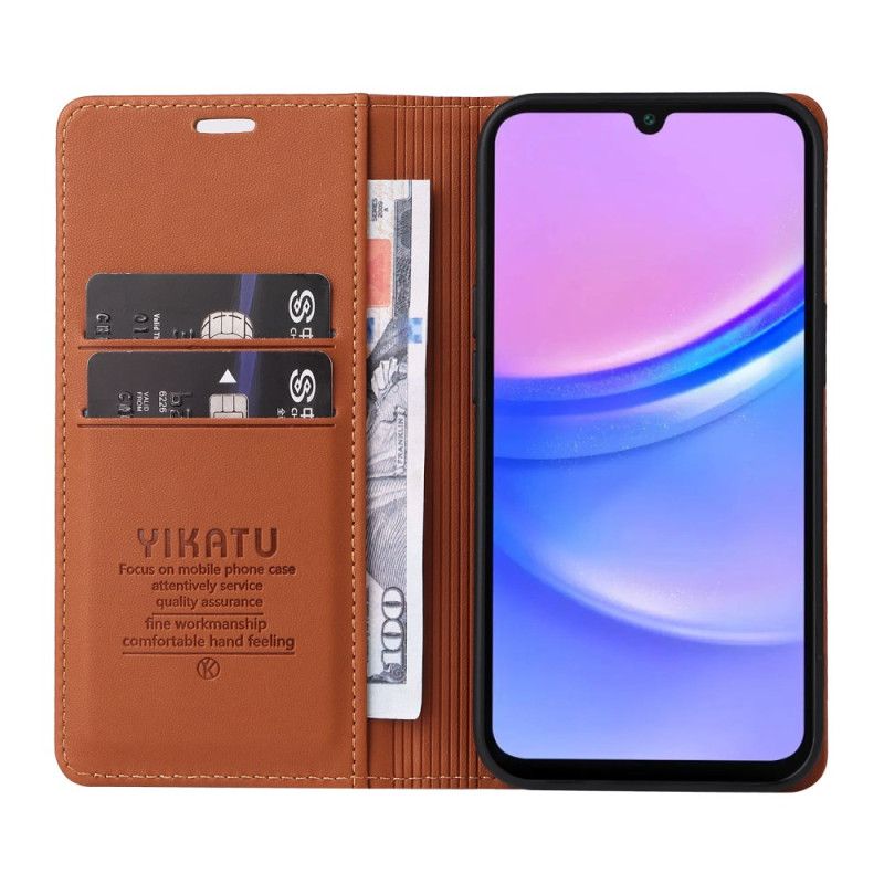 Kožené Pouzdro Samsung Galaxy A16 5g Kryty Na Mobil Yikatu
