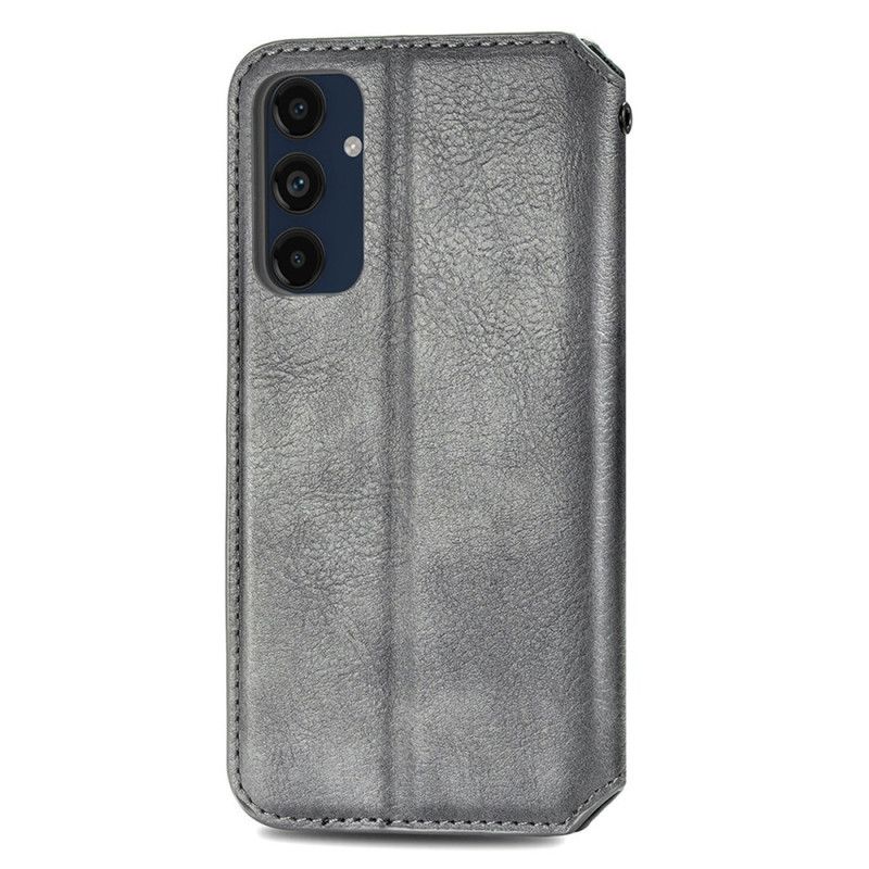 Kožené Pouzdro Samsung Galaxy A16 5g Vintage Frieze Suede Efekt