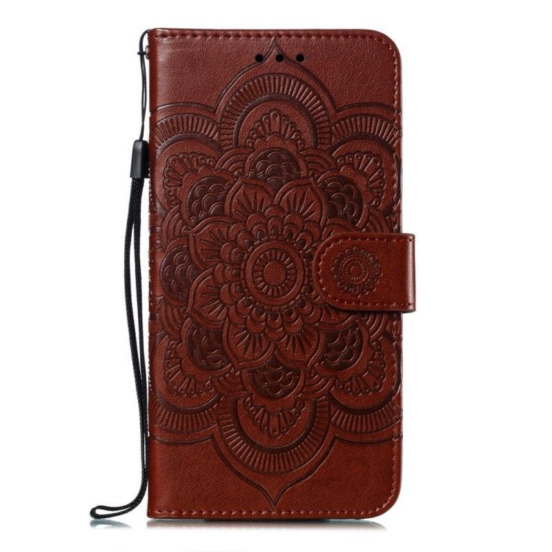 Kožené Pouzdro Samsung Galaxy A50 Celá Mandala