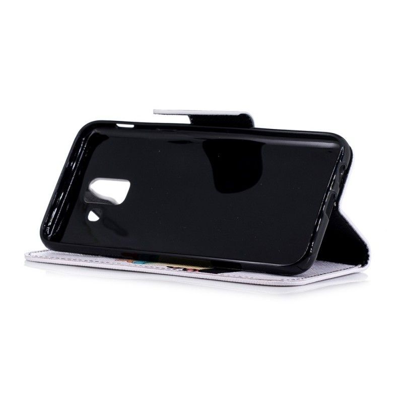 Kožené Pouzdro Samsung Galaxy A6 Mládě Pandy