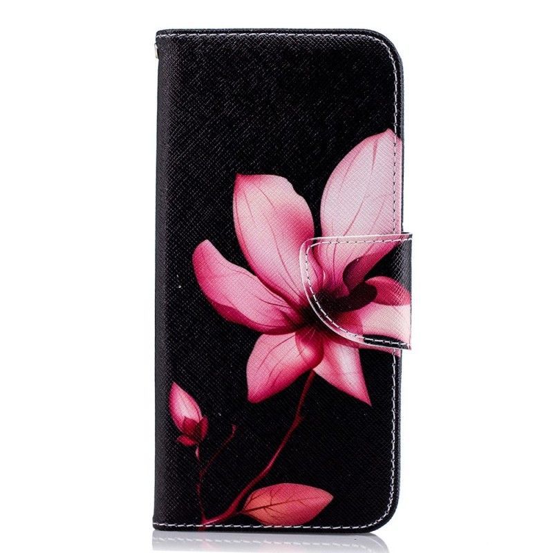 Kožené Pouzdro Samsung Galaxy J6 Růžový Květ