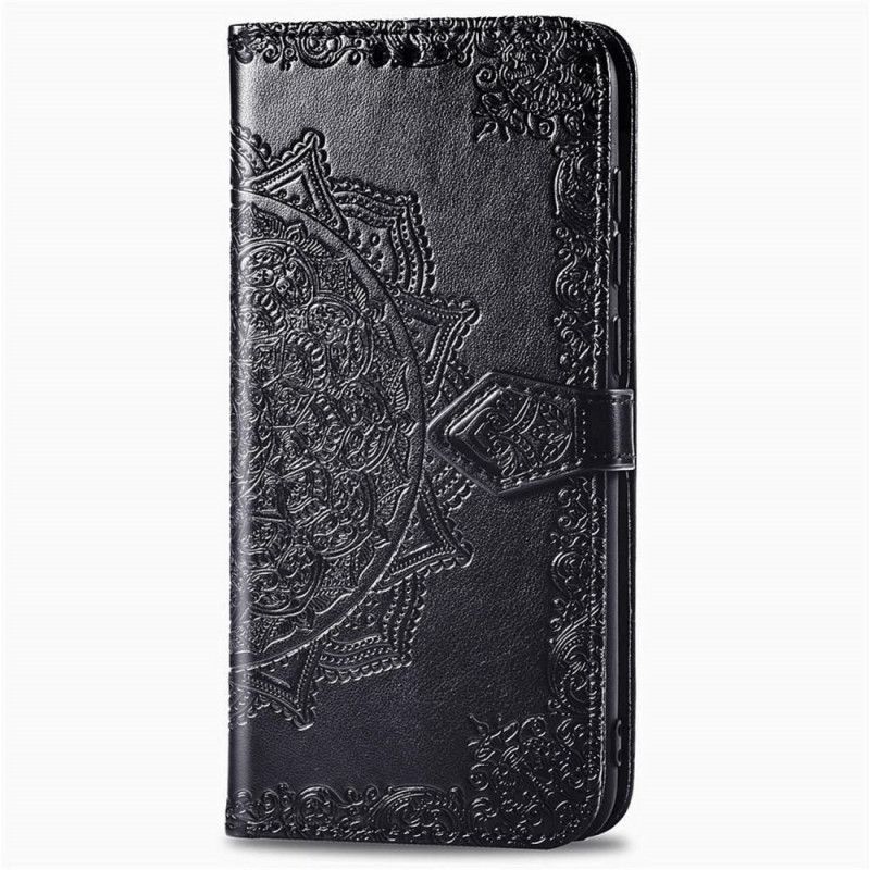 Kožené Pouzdro Samsung Galaxy M21 Středověká Mandala