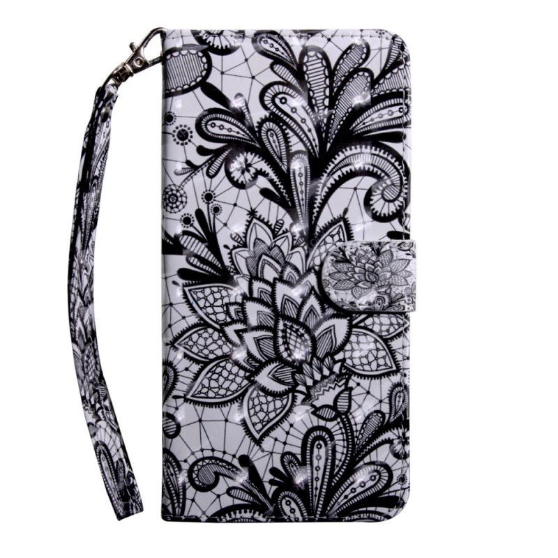Kožené Pouzdro Samsung Galaxy Note 10 Plus Úplně Krajka