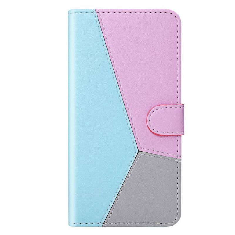 Kožené Pouzdro Samsung Galaxy S20 Fe Tříbarevný Kožený Styl