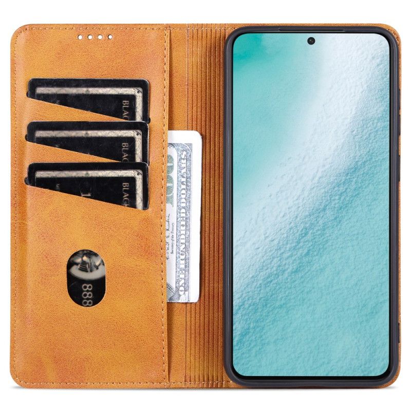 Kožené Pouzdro Samsung Galaxy S24 5g Kryty Na Mobil Kožený Efekt Azns