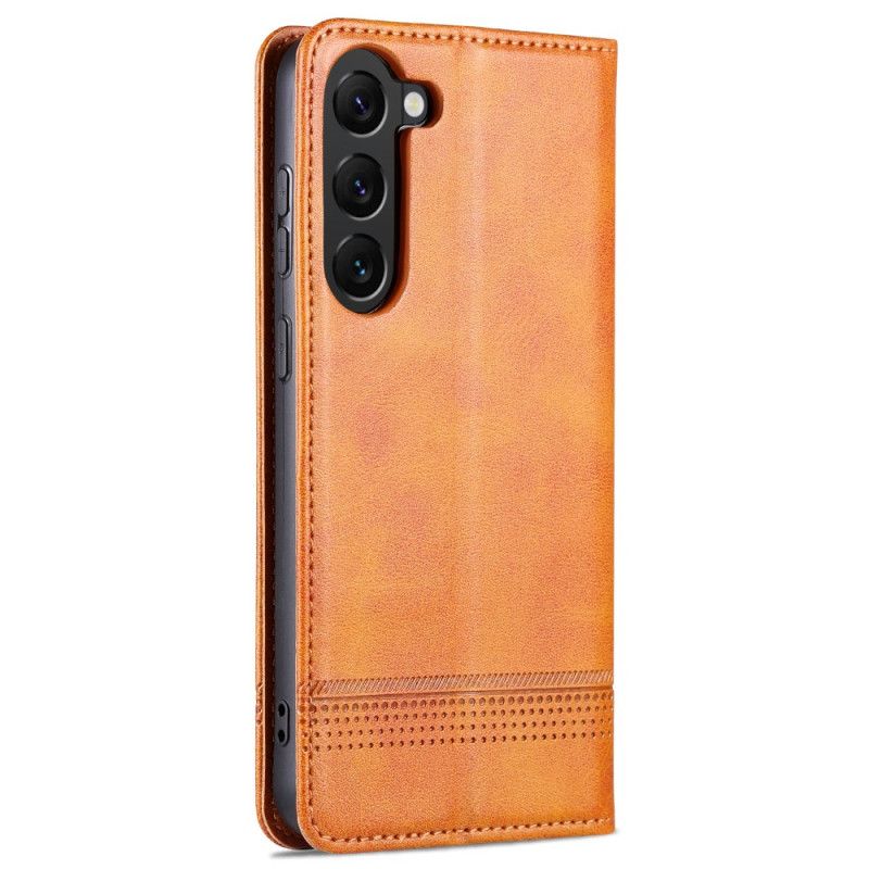 Kožené Pouzdro Samsung Galaxy S24 5g Kryty Na Mobil Kožený Efekt Azns