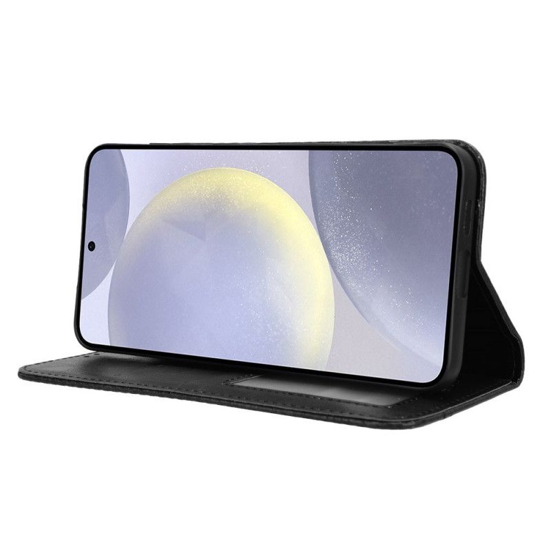 Kožené Pouzdro Samsung Galaxy S24 Plus 5g Kryty Na Mobil Ročník