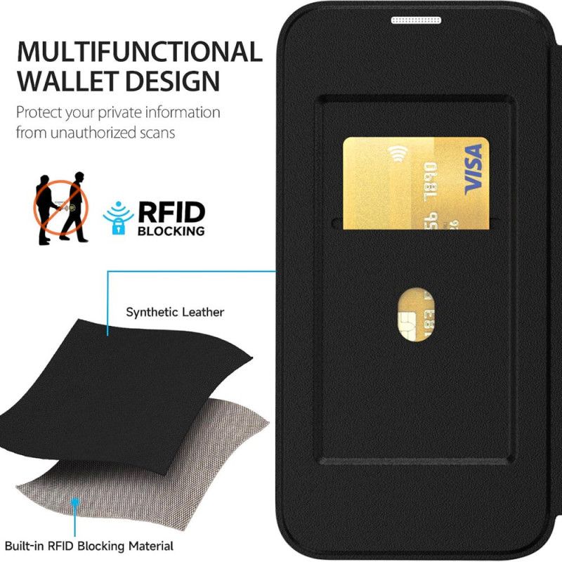Kožené Pouzdro Samsung Galaxy S24 Plus 5g S Magnetickým Blokováním Rfid