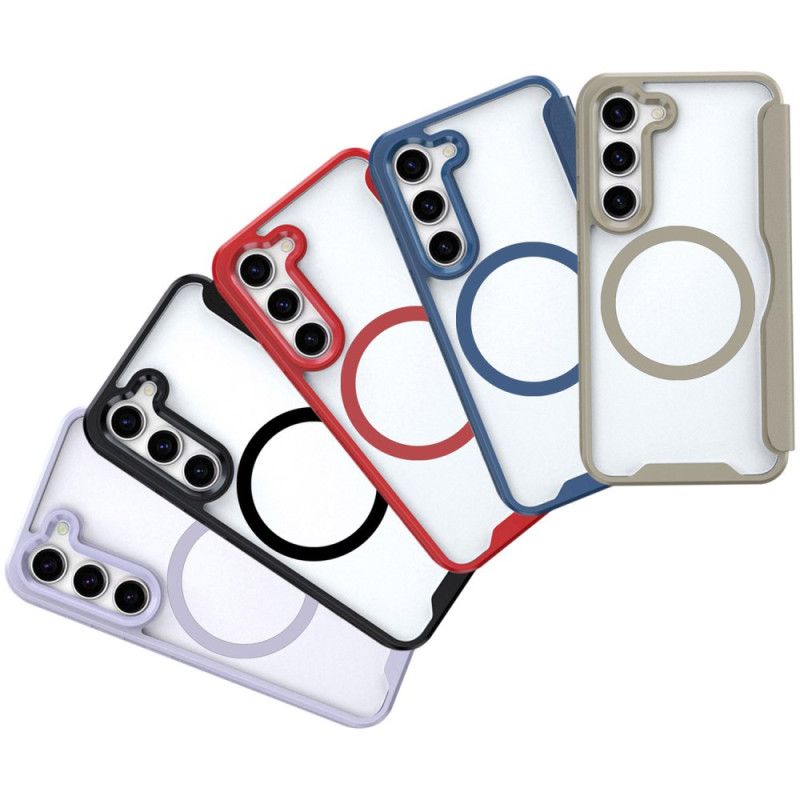 Kožené Pouzdro Samsung Galaxy S24 Plus 5g S Magnetickým Blokováním Rfid