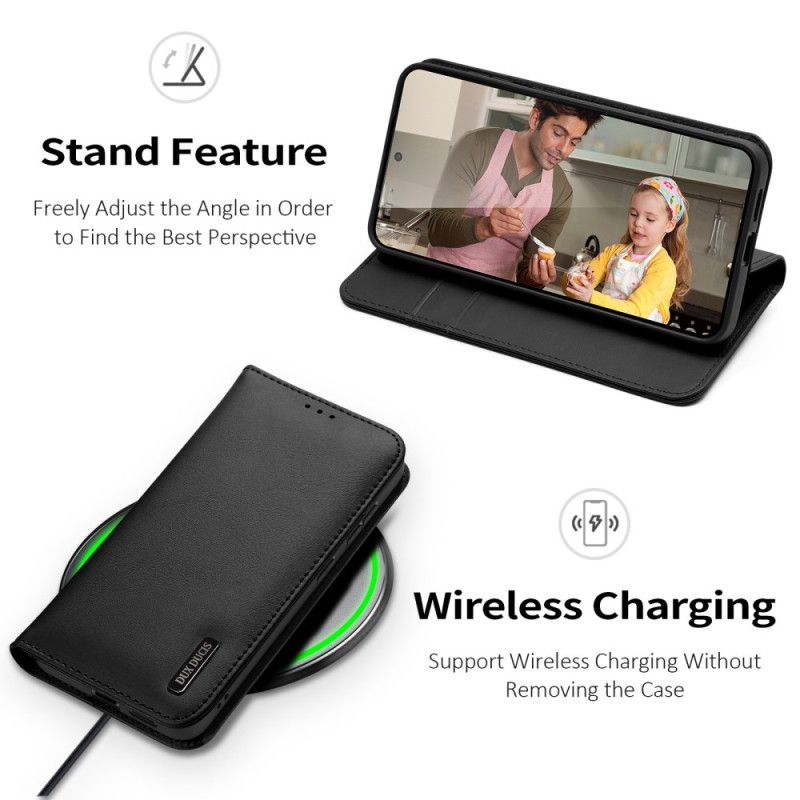 Kožené Pouzdro Samsung Galaxy S25 5g Edge Kryty Na Mobil Série Hivo Dux Ducis