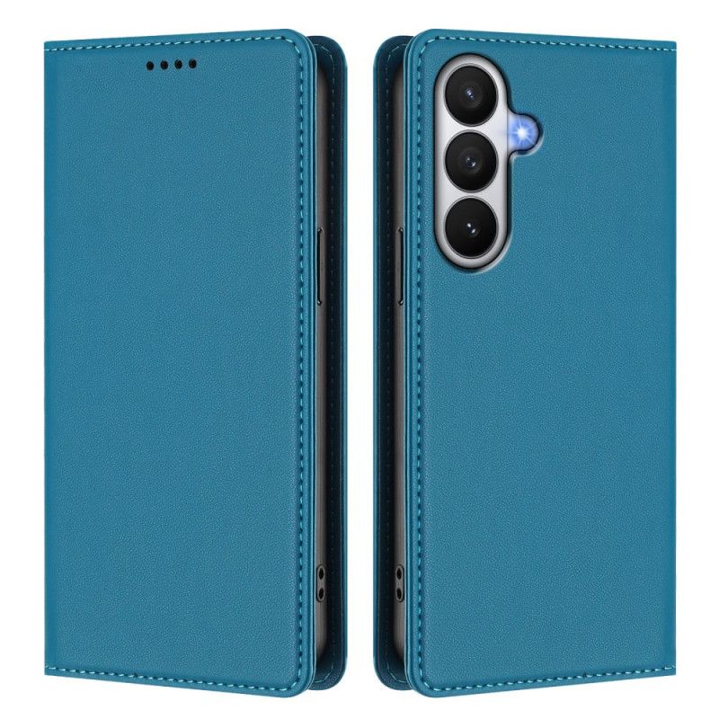 Kožené Pouzdro Samsung Galaxy S26 Kryty Na Mobil Magnetické Zapínání A Rfid Ochrana